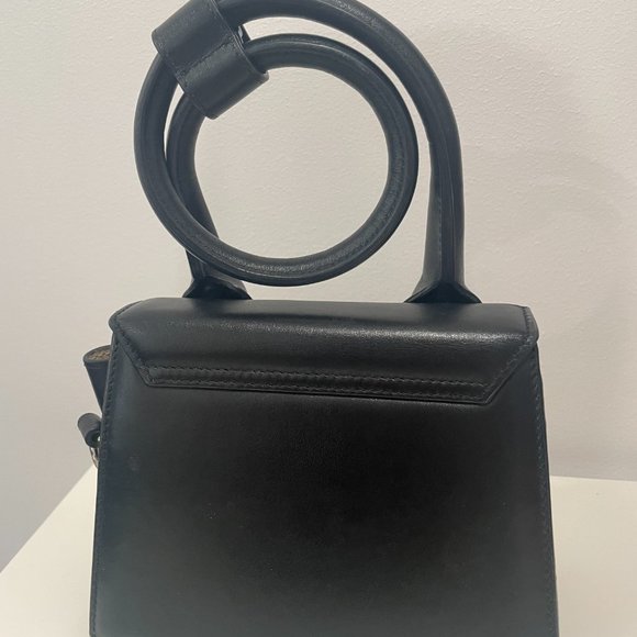 AUTHENTIC Jacquemus Le Chiquito Noeud Black Purse - Picture 3 of 7